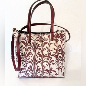 TORY BURCH KERRINGTON SYMPHONY SQUARE TOTE/CROSSBODY BAG